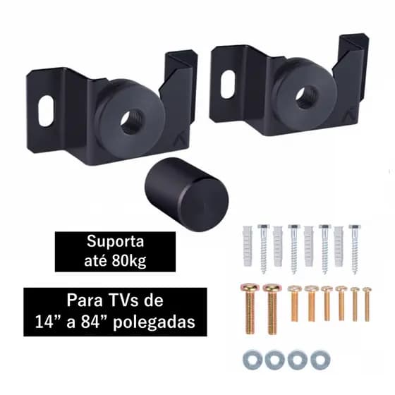 Suporte para TV Universal Completo - Suporte de TVs até 84 polegadas