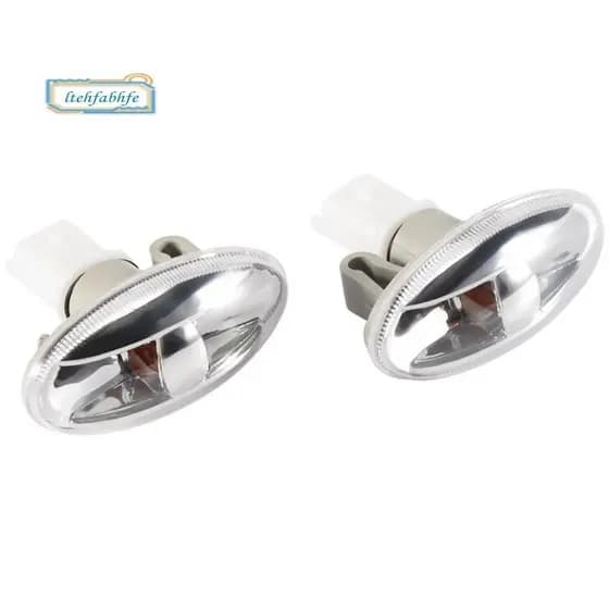 2 Pçs Parceiro Do Carro Indicador De Direção Lateral Repetidor Luz Para 108 107 407 206 6325G3 Citreon C1 C2 C3