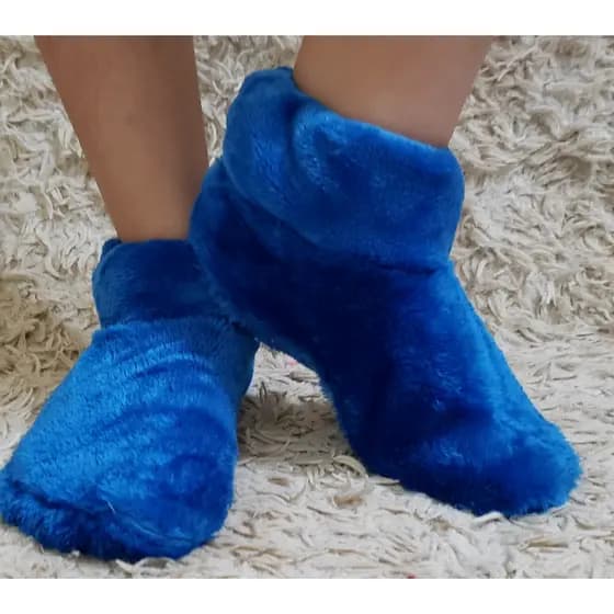 Meia Pantufa Fleece - Tecido Microfibra - Do 31 ao 44. Adulto - Unisex