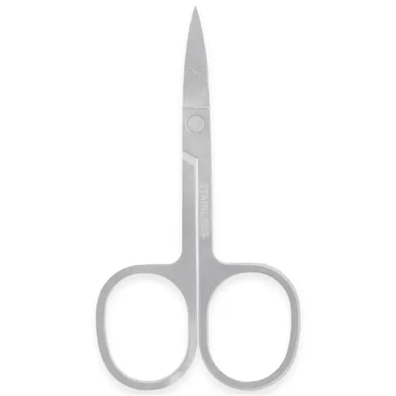 Tesoura Ponta Reta Metal Ideal Para Unhas