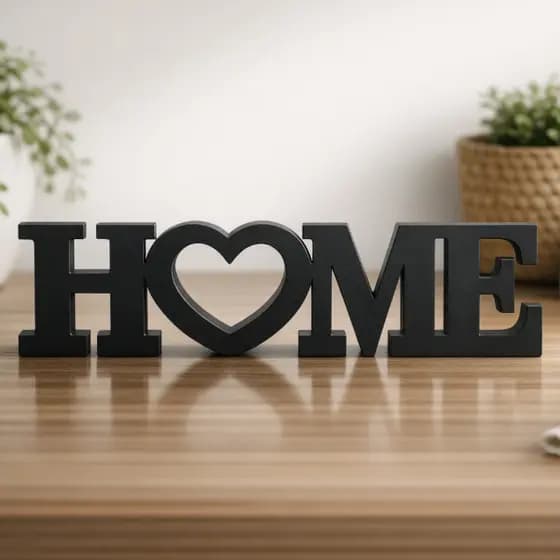 Decoração Letreiro Home Minimalista 3D Enfeite de Alta Qualidade Casa e Decoração Moderno Design