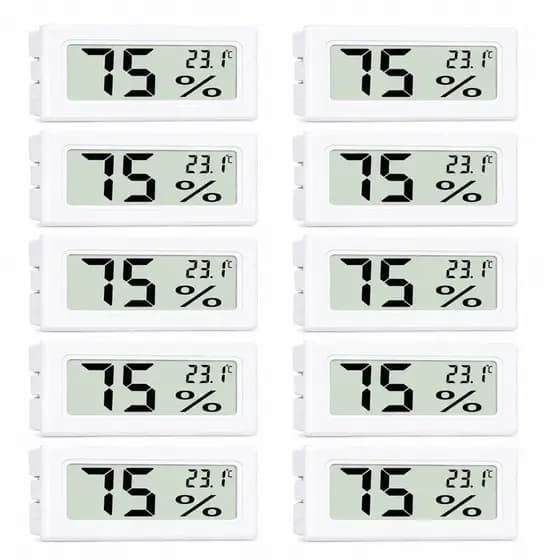 Kit 10 Termo Higrometro Digital Chocadeira