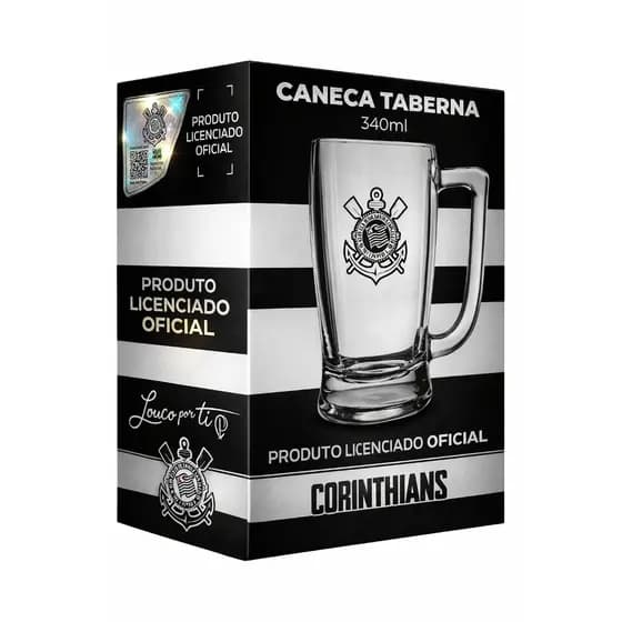 Caneca Chopp Taberna Time Do Coração Corinthians Oficial