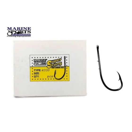 Anzol Super Strong 4330 Nickel - Caixa com 100 Unidades (Diversos Tamanhos)