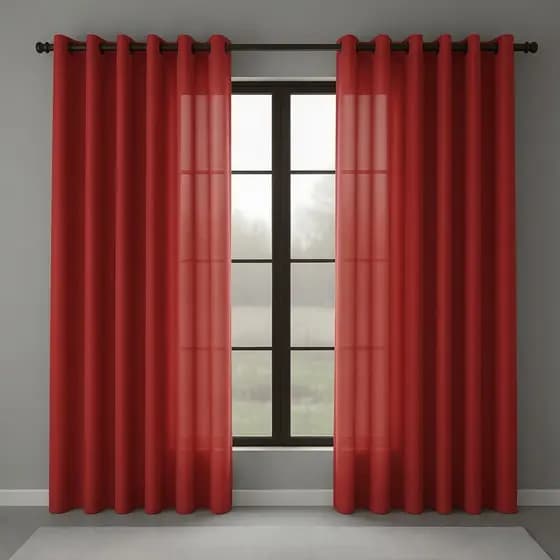 Cortina Roma Grande Lisa 2x1,70 ou 3x2,20 Sala Quarto e Cozinha - Envio Rápido