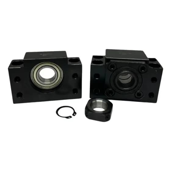 Par De Mancais Bk17 E Bf17 Furo 17mm P/ Fuso De Esferas Cnc