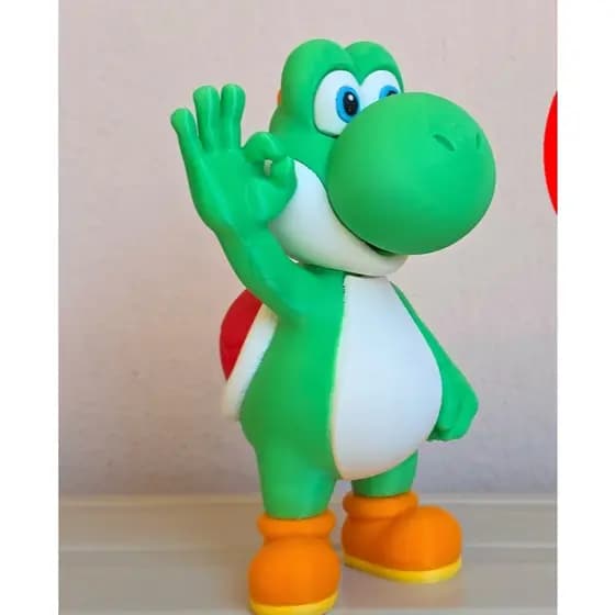 Boneco Yoshi Super Mario 3d Decorativo Colecionável