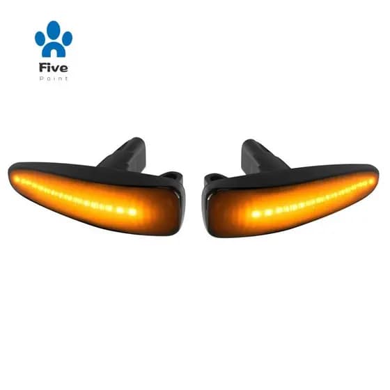Lente Fumada Âmbar Completo LED Dinâmico Luzes De Marcação Laterais Dianteiras Para Mitsubishi Lancer Evo X Mirage Outla