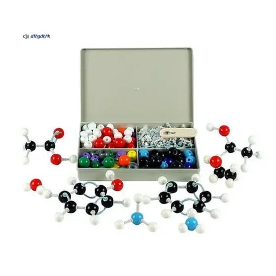 240 Pçs Kit De Modelo Molecular Química Orgânica Elétron Orbital Ferramenta Ajuda Para Lição