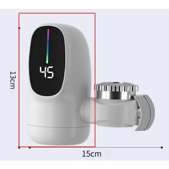 3000W Instantâneo Elétrico Aquecedor De Água Quente Torneira Display Digital Aquecimento Para Do Banheiro Plugue Da Ue