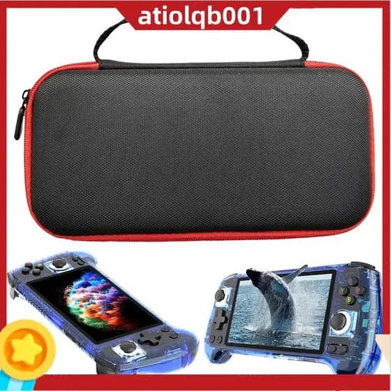 EVA Anti-Scratch Hardshell Case Bolsa De Armazenamento Portátil À Prova De Choque Para Console De Jogos Anbernic RG556