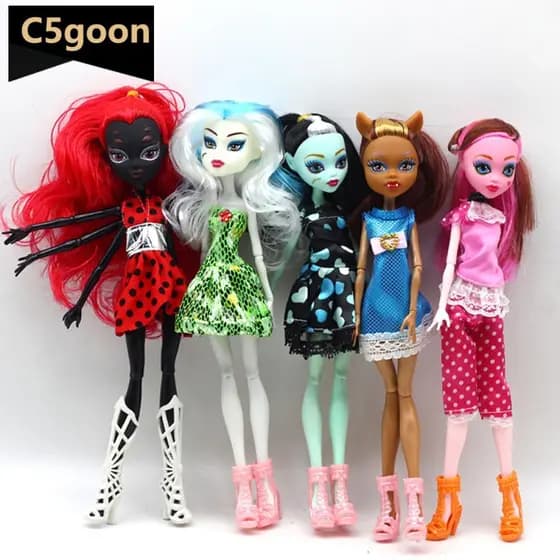 C5GOON 1 Peça Bonecas Monstro Com Caixa Infantis Meninas A5V2