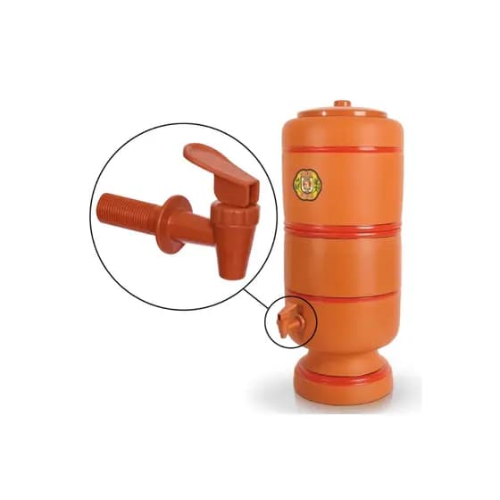 Torneira Para Filtro Universal Marrom
