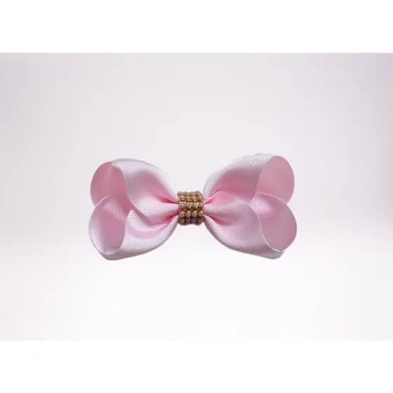 Laço Boutique gorgurão com strass tam 10 cm