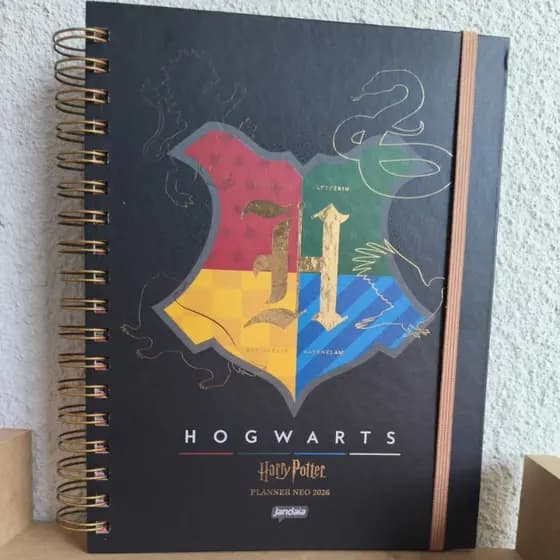 Agenda Planner Neo 175x242mm CD 80 folhas - Harry Potter 2026