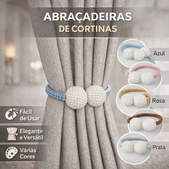 1 a 4 Pares Prendedor Cortina Pérola Fivela Cinto Abraçadeira Cortina Decorativa Sala Quarto Janela Luxo