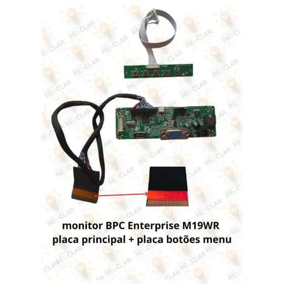 monitor BPC Enterprise M19WR (peças e partes)