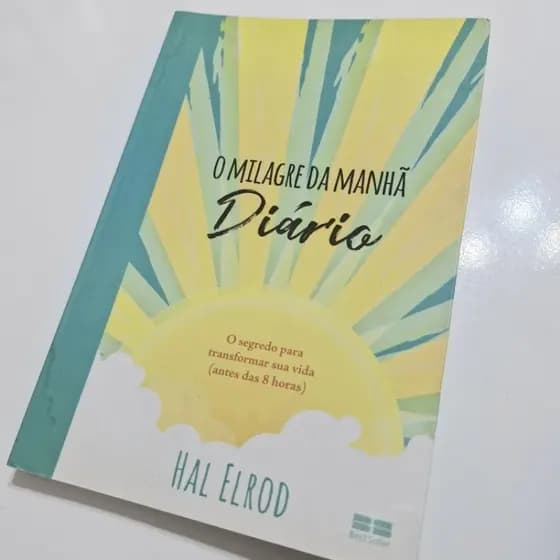 Livro Milagre da Manhã Diário - usado