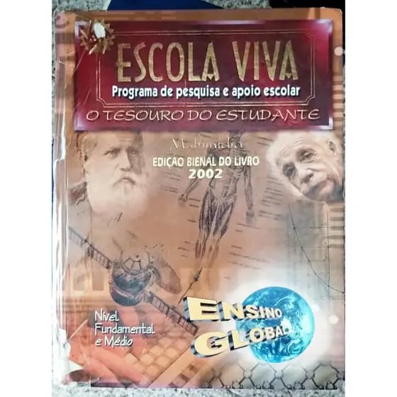 Livro Escola Viva: Programa de pesquisa e apoio escolar - 1ª edição - Edição Bienal do livro - Nível fundamental e médio - 834págs.