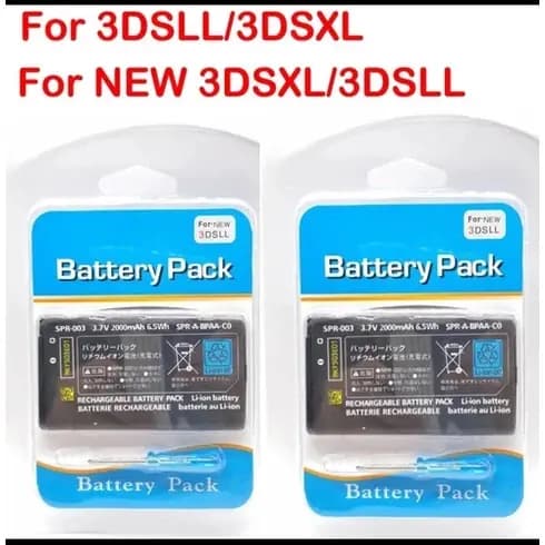 Bat Nintendo 3ds XL New 3DS XL SPR-003 3.7v 2000mah + Chave