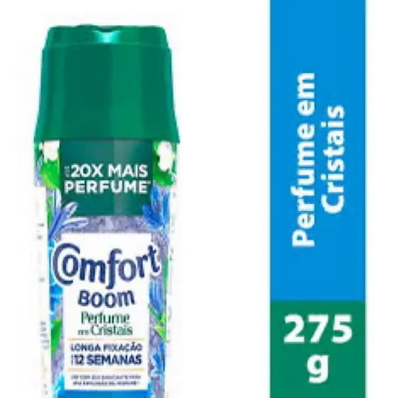 Comfort Boom Perfume em Cristais bolinha azul Explosão de Frescor 275g