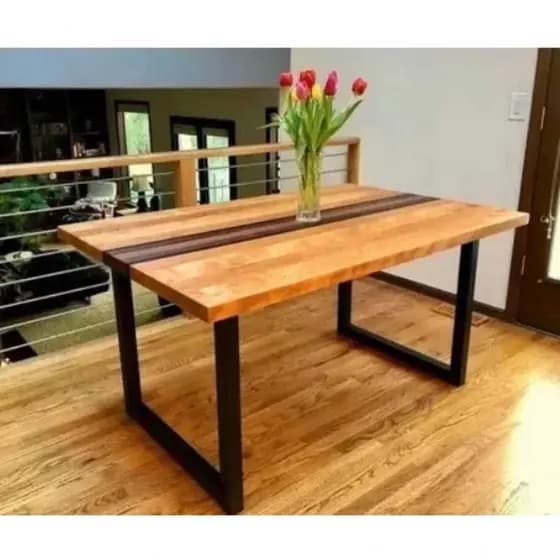 Pé de Mesa Estilo Industrial Reforçado 50 x 30 - 2Peças (SEM TAMPO)