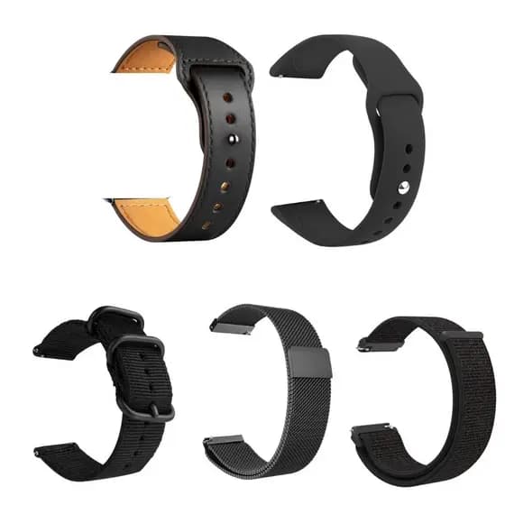 Pulseira 18mm 20mm 22mm 24mm 26mm 28mm 30mm Para Relógio e Smartwatch