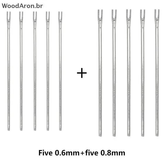 WoodAron 0.6mm 0.8mm Rerooting Needle Boneca Repintar Cabelo Bonecas Cabeça Reborn Ferramentas De Enraizamento De Peruca