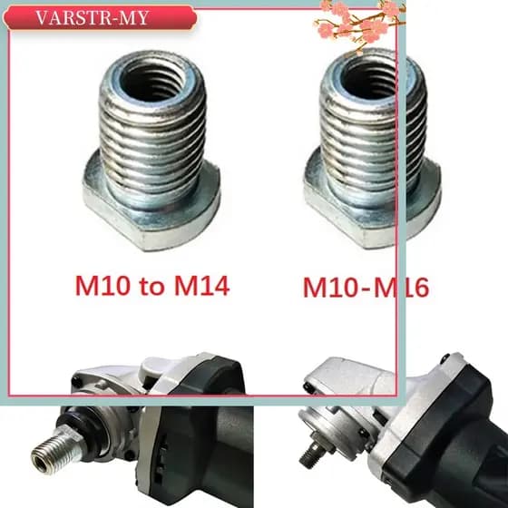 Conector Conversor De Rosca M10 Para M14/M16 Adaptador De Polimento De Rebarbadora