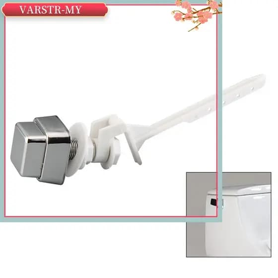 < VARSTR > Kit De Descarga De Vaso Sanitário Com Botão De Pressão , Montagem Lateral , Tanque De Água , Alavanca De Viag