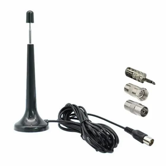 Antena De Rádio FM Com Base Magnética E Adaptadores De 3 Plugues Durabilidade De Longa Duração