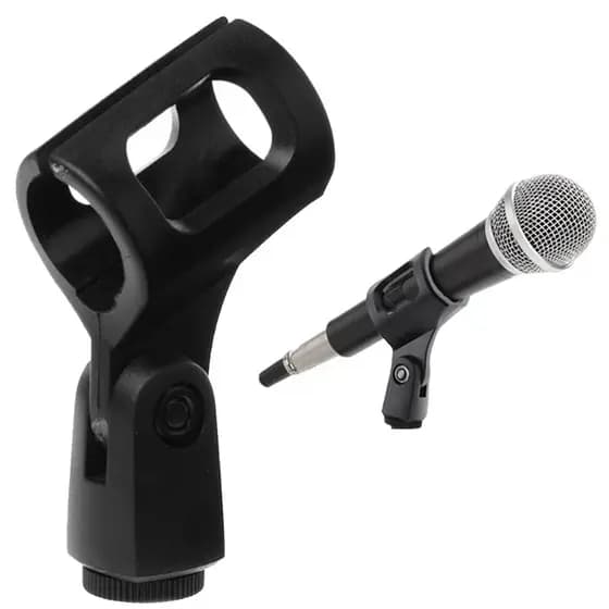 Cachimbo Suporte Braçadeira p/ Pedestal de Microfone com e sem fio Mod. CB2