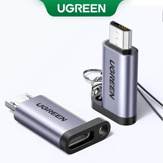 Adaptador UGREEN OTG Micro USB Para C Suporte Do Xiaomi Redmi Oppo Vivo Motorola Celulares Transferência De Dados