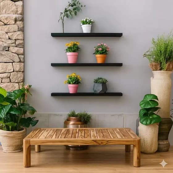 Kit 3 Prateleiras 30x10cm MDF Luxo Nichos Sala Cozinha Quarto Banheiro Com Kit De Instalação