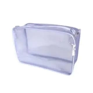 Necessaire inteira transparente e GELO 23x15