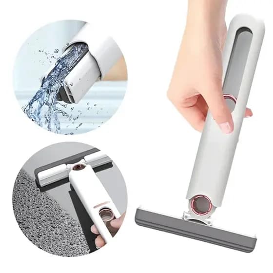 Mini Rodo Esfregão Mop Limpa Pia Espuma Absorvente Multifuncional