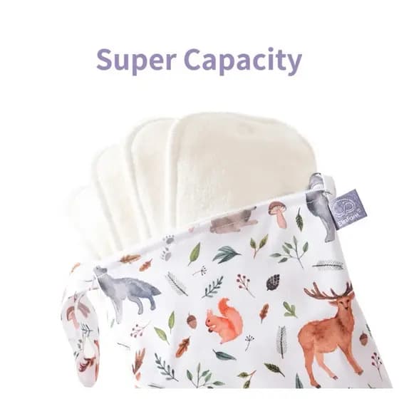 Bolsa porta fraldas multifuncional organizador de carrinho de bebê
