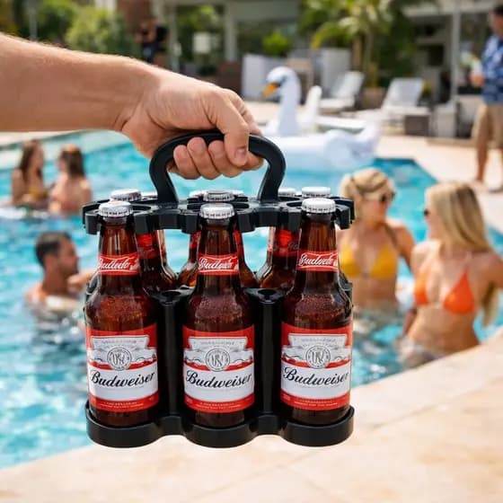 Suporte para transporte de garrafas Beer Holder