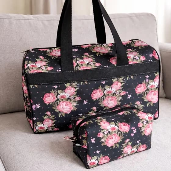 Bolsa viagem/Bolsa baú/Bolsa feminina