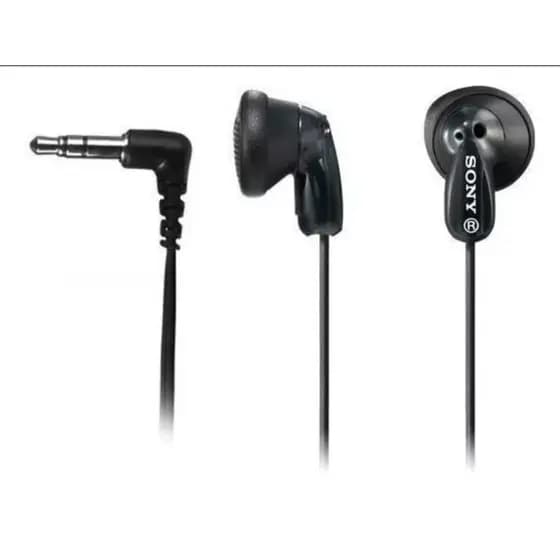 Fone De Ouvido Curvo Sony preto MDR-E9LP Original Estéreo Bass