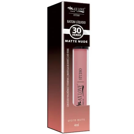 Batom Liquido Nude Matte 30H Cor: 671 -Max Love