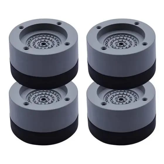 Suporte de Máquina de Lavar e Móveis Removivel Kit 4 Peças Nivelador
