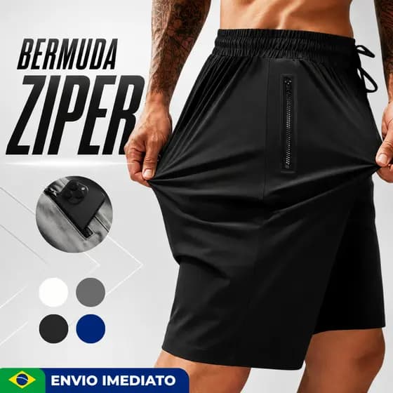 BERMUDA MASCULINA ACADEMIA TACTEL COM ELASTANO BOLSO COM ZÍPER shorts com zíper alta qualidade treino corrida
