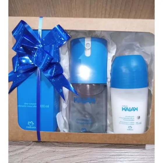 Kit Presente - Deo Corporal + Desodorante roll-on Kaiak masculino Natura