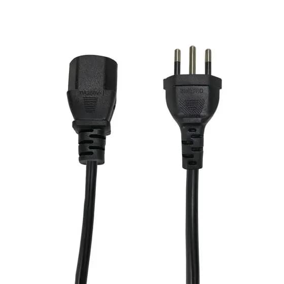 Cabo de Força Tripolar – Para Fonte ATX, Estabilizador, Monitor - CABO18075H05 - 1,2M