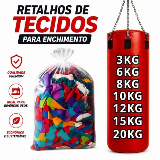 Tecidos Retalhos Para Enchimento de Saco de Pancada Almofadas Pufss Sem Papel Apenas Tecidos Diversos Kgs