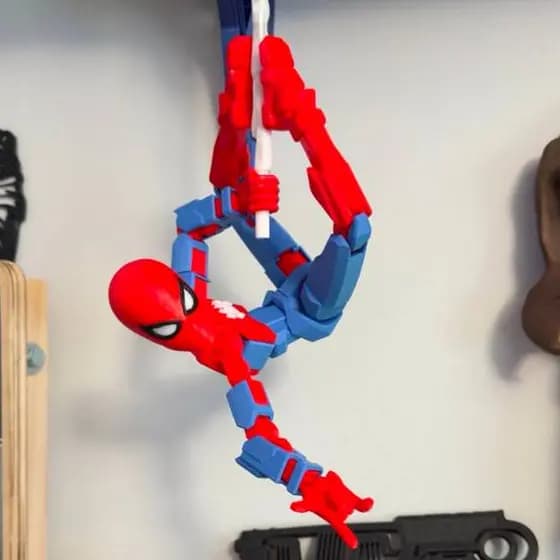 Dummy 13 Teia do Homem-Aranha – Boneco Articulado 3D para Colecionadores e Decoração