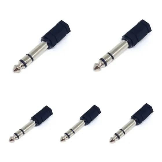 Adaptador P2 Femea X P10 Macho Stereo 2 Unidades