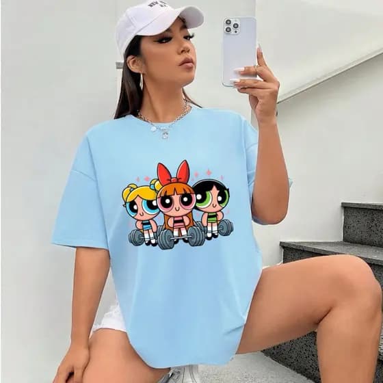 Camisa Feminina Camiseta Academia Barra Fitness Super Poderosa Lançamento Blusão