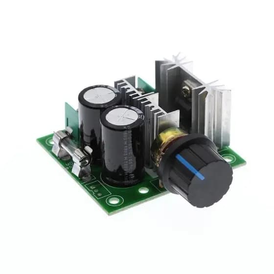 Regulador De Motor Pwm 12v-40v 10a Dc De Velocidade Variável